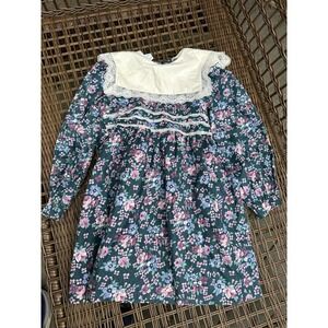 Polly Flinders Vintage Floral Dress Girls Size 6x